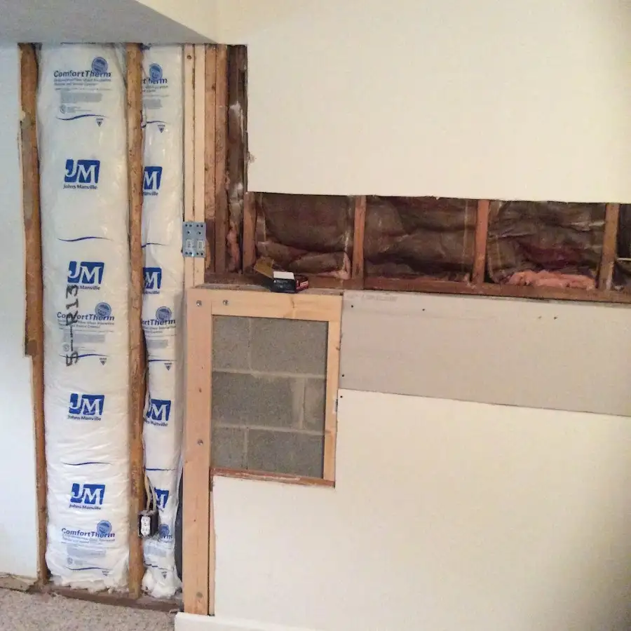 Wall insulation replacement during Odor Removal & Deodorization in Freehold
